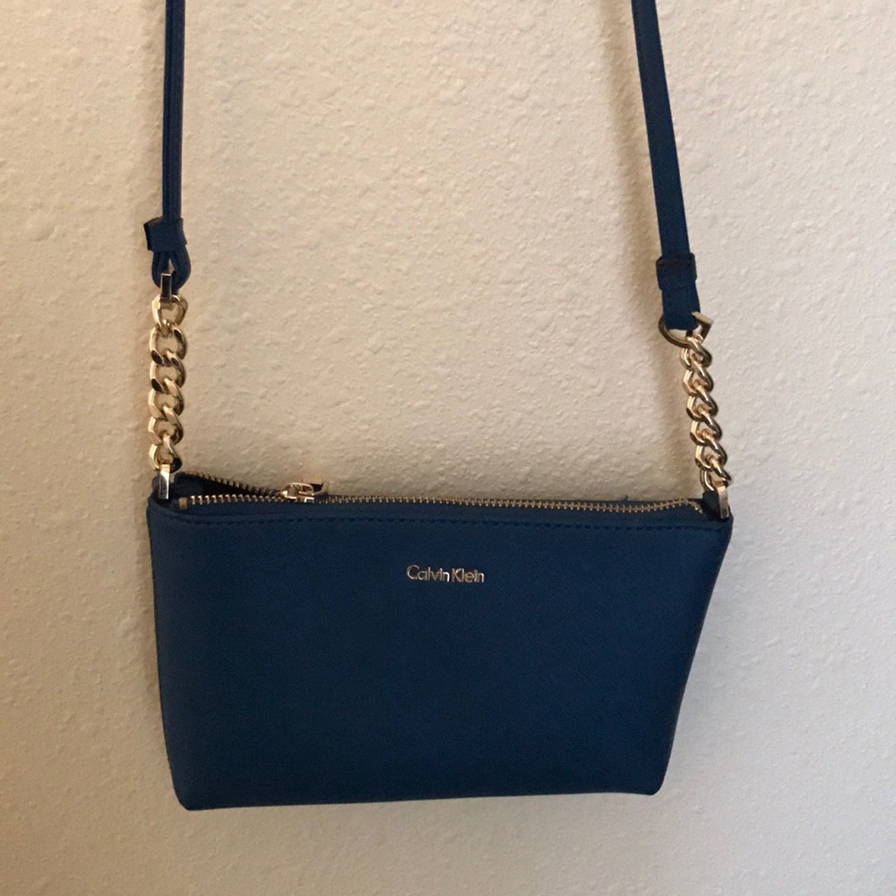 Gently used Calvin Klein cross body purse